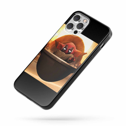 Baby Yoda As Deadpool iPhone Case Cover