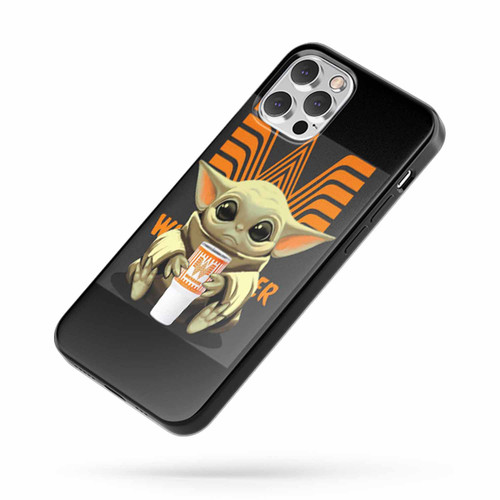 Baby Yoda Hug Whataburger iPhone Case Cover