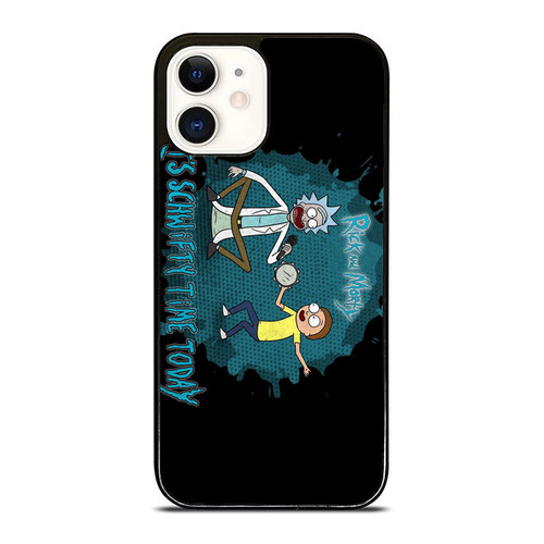 It'S Schwifty Time Today Rick And Morty iPhone 12 Mini / 12 / 12 Pro / 12 Pro Max Case Cover