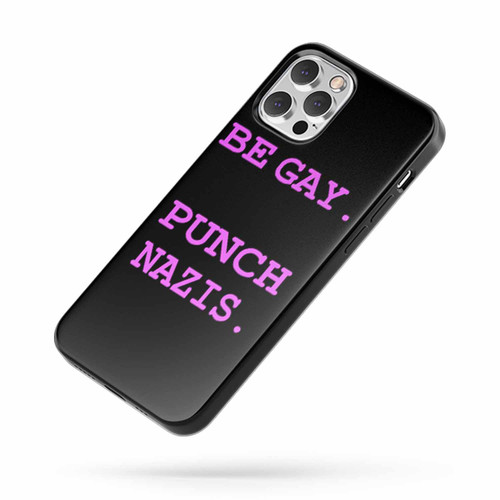 Be Gay Punch Nazis iPhone Case Cover