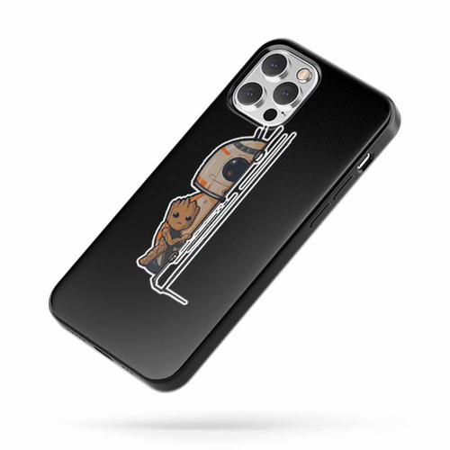 Best Pals In The Galaxy A Perfect For Star Wars Guardians Of The Galaxy Groot And Bb8 Fans iPhone Case Cover