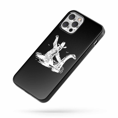 Bigfoot Riding On Nessie iPhone Case Cover