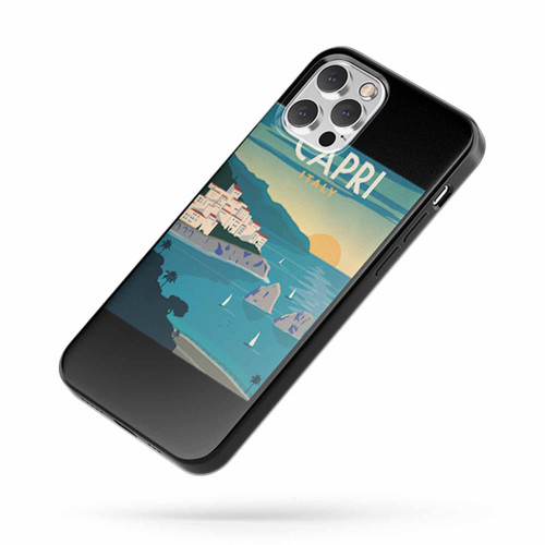 Capri Italy Vintage Painting Art iPhone Case Cover