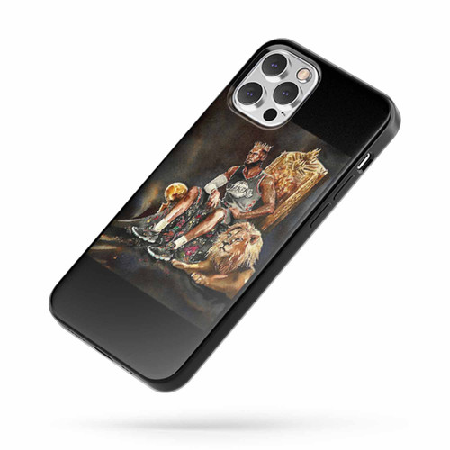 Cartoon Vintage King Lebron James iPhone Case Cover