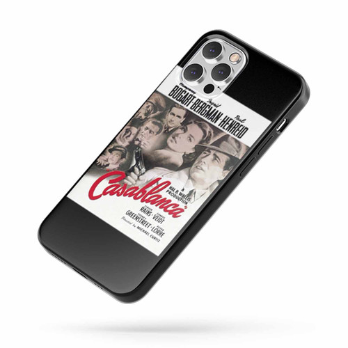 Casablanca Movie Poster iPhone Case Cover