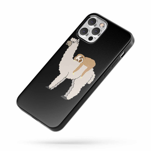 Cute Sloth And Llama iPhone Case Cover