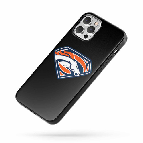 Denver Broncos Superman Logo iPhone Case Cover