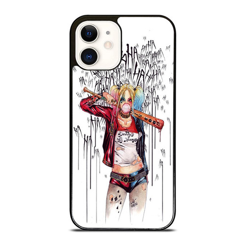 Harley Quinn Margot Robbie Drawing iPhone 12 Mini / 12 / 12 Pro / 12 Pro Max Case Cover