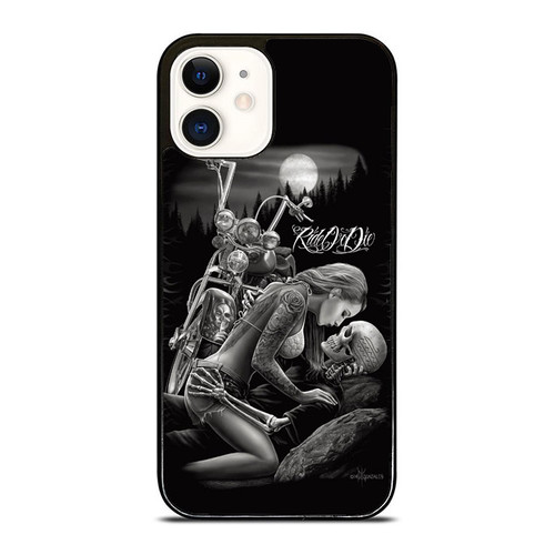 Harley Davidson Girl Skull iPhone 12 Mini / 12 / 12 Pro / 12 Pro Max Case Cover