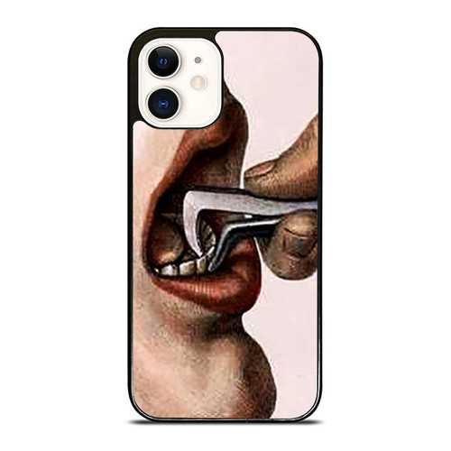 Hand Colored Crayon Medical Illustration Of Dental Procedure iPhone 12 Mini / 12 / 12 Pro / 12 Pro Max Case Cover