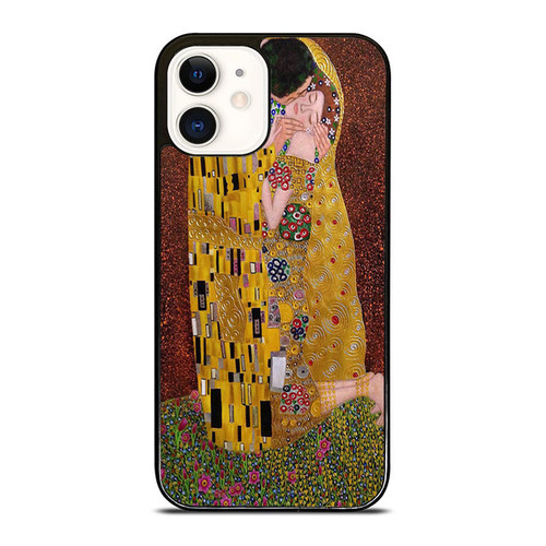 Gustav Klimt The Kiss Romantic Wallpaper iPhone 12 Mini / 12 / 12 Pro / 12 Pro Max Case Cover