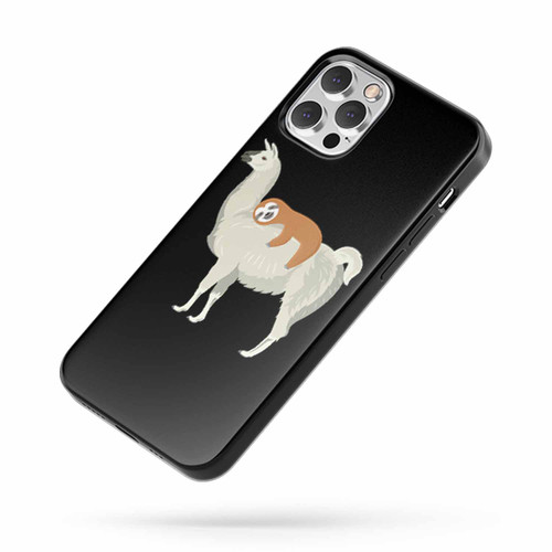 Funny Sloth Sleeping On Llama iPhone Case Cover