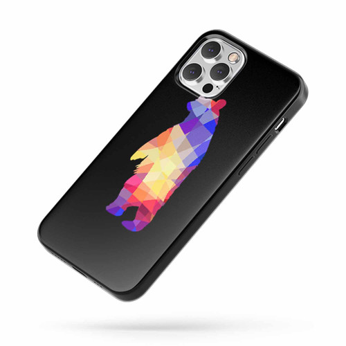 Geometric Bear Hipster Hippie Swag Color Animal iPhone Case Cover