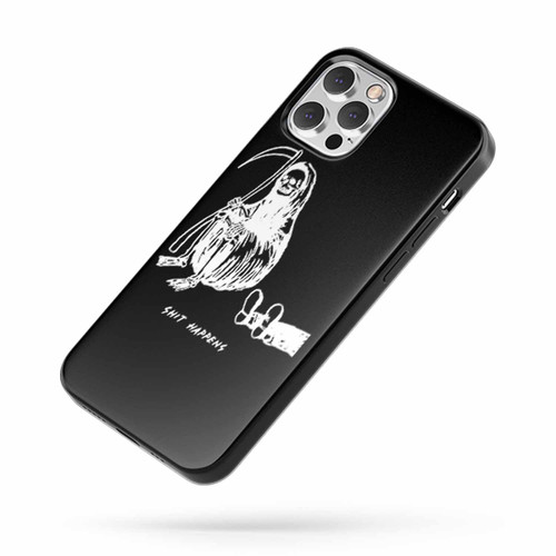 Grim Reaper Shit Happens iPhone Case Cover