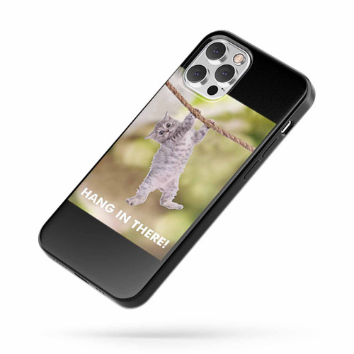 Hang In There Cat Retro Motivational Cool iPhone Case Cover