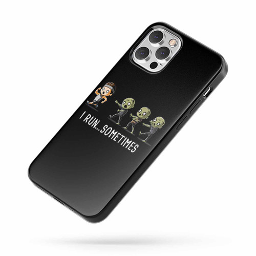 I Run Sometimes Zombie iPhone Case Cover