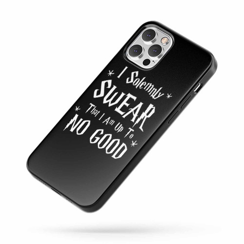 I Solemnly Swear That I Am Up To No Good Funny Wizardry Geekery Wizard Humor iPhone Case Cover