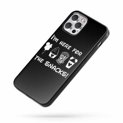 I'M Here For The Snacks Disney World Disney Land Disney Vacation Minnie Mouse Mickey Mouse iPhone Case Cover