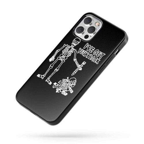 I'Ve Got Your Back Funny Halloween Skeleton iPhone Case Cover
