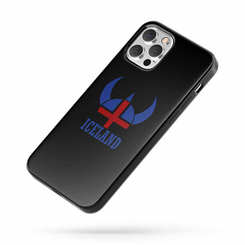 Iceland Viking Helmet Football Euros Fans iPhone Case Cover