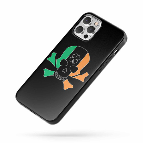 Irish Skull St Patricks Day Skull And Bones Leprechaun Costume iPhone Case Cover