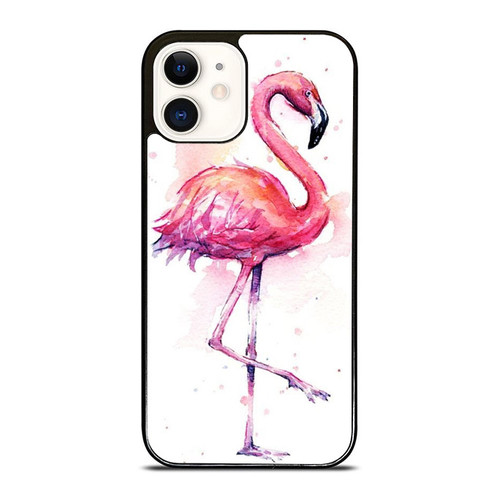 Flamingo Watercolor Painting 1 iPhone 12 Mini / 12 / 12 Pro / 12 Pro Max Case Cover