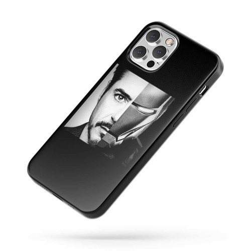 Iron Man Robert Downey Jr Half Face iPhone Case Cover