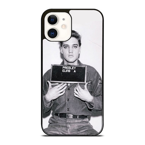 Elvis Aaron Presley Mugshot King Of Rock 80' iPhone 12 Mini / 12 / 12 Pro / 12 Pro Max Case Cover