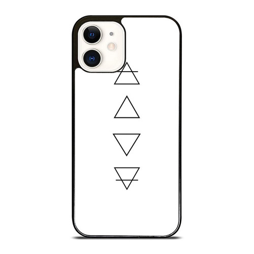 Element Simbol Earth Water Fire Air 1 iPhone 12 Mini / 12 / 12 Pro / 12 Pro Max Case Cover