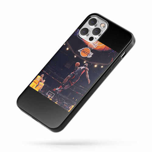 Kobe Bryant Dunk On Lebron James Wallpaper iPhone Case Cover