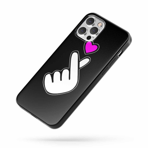 Korean Finger Heart Pocket iPhone Case Cover