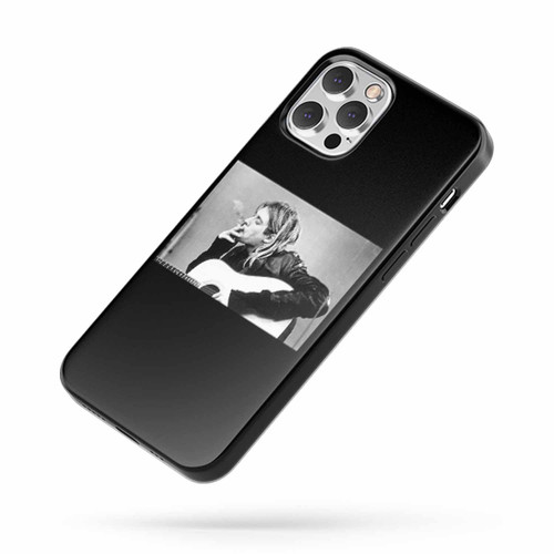 Kurt Donald Cobain Nirvana Kurt 27 Smoking Guitar iPhone Case Cover