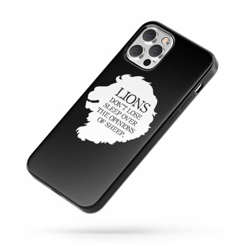 Lions Dont Lose Sleep Over The Opinions Of Sheep Inspiration Quote iPhone Case Cover Lions Dont Lose Sleep Over The Opinions Of Sheep Inspiration Quote iPhone Case Cover