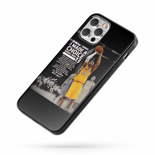 Mamba Mentality I Made A Choice iPhone Case Cover