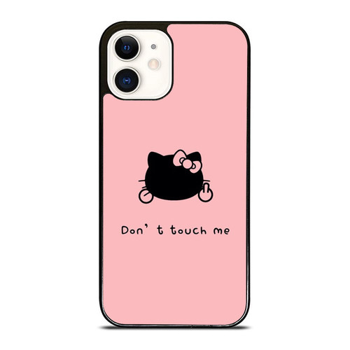 Dont Touch Me Hello Kitty Pink iPhone 12 Mini / 12 / 12 Pro / 12 Pro Max Case Cover