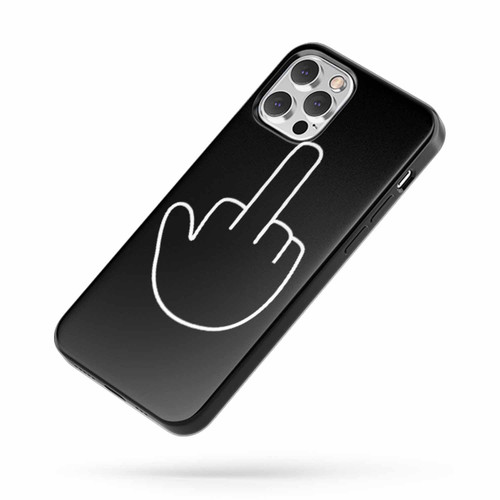 Middle Finger Funny Emoji iPhone Case Cover