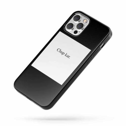 Minimalistic Chup Kar Block iPhone Case Cover