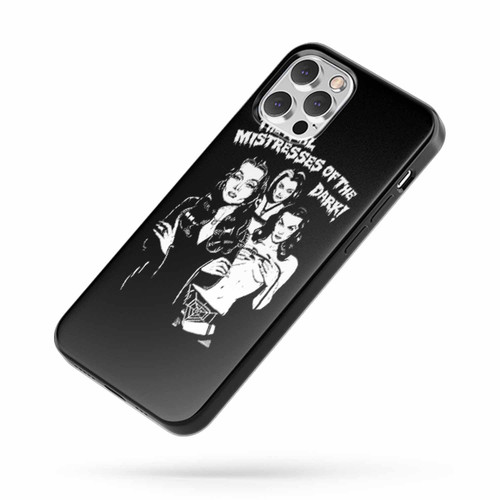 Morticia Addams Lilly Munster And Vampira The Real Mistresses Of The Dark iPhone Case Cover