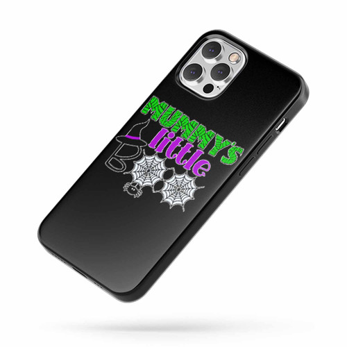 Mummy's Little Boo Halloween Spider Web iPhone Case Cover