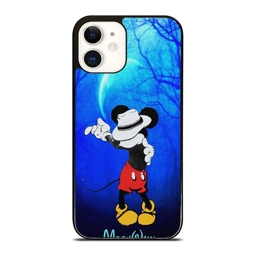 Disney Mickey Jackson Michael Jackson Mickey Mouse Moon iPhone 12 Mini / 12 / 12 Pro / 12 Pro Max Case Cover