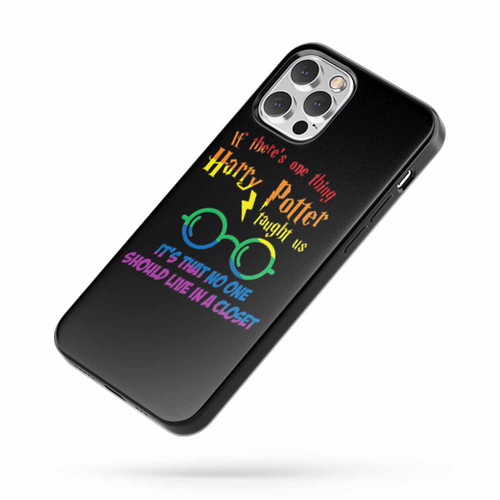 No One Should Live In A Closet Harry Potter Quotes iPhone Case Cover