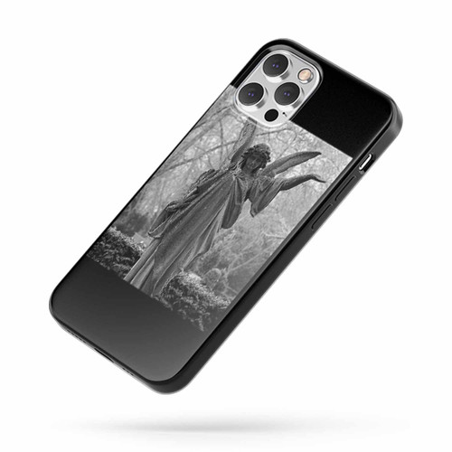 Old Tombstone Sculpture Of An Angel iPhone Case Cover