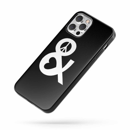 Peace And Love Logo iPhone Case Cover
