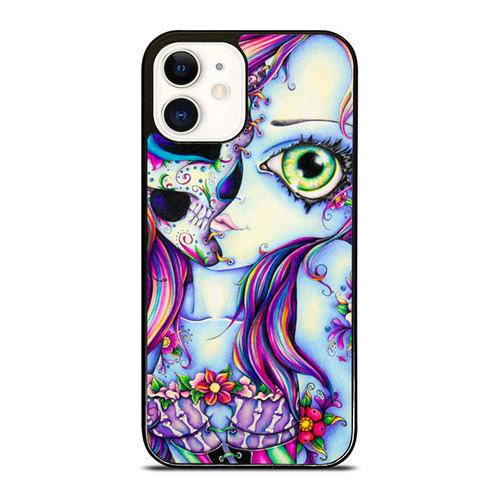 Day Of The Day Candy Skull Funny iPhone 12 Mini / 12 / 12 Pro / 12 Pro Max Case Cover