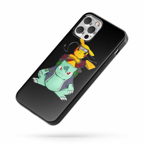 Pokemon Bulbasaur Pikachu Naruto Inspired iPhone Case Cover