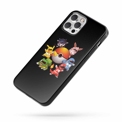 Pokemon Characters Mash Up Rangers iPhone Case Cover