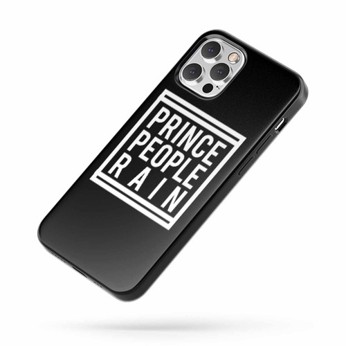 Prince People Rain Box Typography iPhone Case Cover