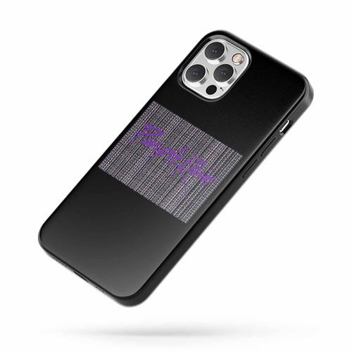 Prince Purple Rain Lettering Purple Typography iPhone Case Cover