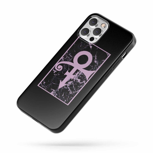 Prince Purple Rain Rip Symbol Marble Background iPhone Case Cover