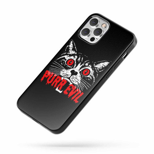 Purr Evil Satanic Cat Halloween iPhone Case Cover